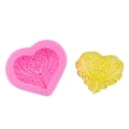 thumbnail image 3 of Yuarrent Romántico en forma de corazón Fondant galleta postre molde hogar restaurante lavable Chocolate silicona molde cocina Gadget Herramientas y accesorios para hornear, 3 of 6
