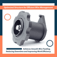 thumbnail image 2 of Wire Spool Adapter Hub Replacement for Millermatic 211 140 135 180 Series for 500559 Handler MIG Welders, 2 of 7