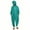 D04-Blue, variant on QATAINLAV Womens Fall Winter Hooded Bib Pants Solid Color Casual Front Zipper Jumpsuits Long Sleeve Overalls Rompers with Pocket, Blue, XS