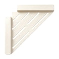 thumbnail image 2 of Kitchen Sink Corner Caddy Sponge Holder Drain Rack Organizer for Dishcloth Cleaning Soap Brushes, 2 of 6