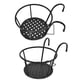 thumbnail image 5 of Cestas Colgantes De Arte De Hierro, Estantes De Hierro Para Plantas, Decorativas, Fuerte Capacidad De Carga, Revestimiento Resistente A La Oxidación Para Jardín Para Plantas En, 5 of 7