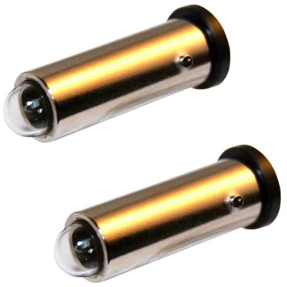 HQRP 2-Pack 3.5V 0.72A 2.5W T 6mm shape Lamp Bulb for Welch Allyn WA-03000 WA03000 03000 WA3000
