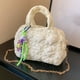 thumbnail image 5 of Bolso De Hombro Bolso Bandolera Para Mujer Bolso De Hombro Acolchado Informal Bolsos Y Monederos (Blanco), 5 of 8