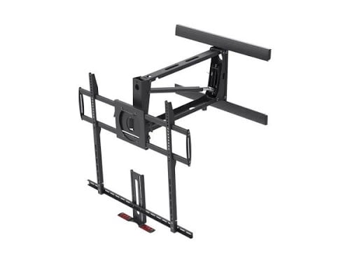 Monoprice Above Fireplace Pull-Down Full-Motion Articulating TV Wall Mount  Bracket For TVs 55in to 100in, Max Weight 143 lbs, VESA Patterns Up to  800x600, Rotating, Height Adjustable - Walmart.com