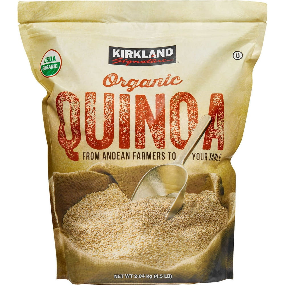 KS Kosher Organic Quinoa, Resealable Bag 4.5 lbs