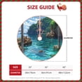 thumbnail image 2 of Sikiie Tropical Paradise Window View Christmas Tree Skirt, Christmas Tree Decorations, Christmas Decor, Tree Mat Decoration(30-48IN)-30", 2 of 6