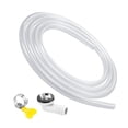 thumbnail image 3 of Kit de manguera de desagüe para aire acondicionado con conector. Manguera de desagüe portátil y flexible de repuesto, a prueba de fugas, ideal para of 3 pies, 3 of 9