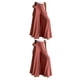 thumbnail image 3 of Pantalones de pierna ancha fluidos Minnieouse para mujer Naranja L, 3 of 6