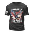 thumbnail image 5 of 250 Anniversary USA Shirt Mens Flag Tshirt 250th America Anniversary Tee 250 Years Patriotic Tops, 5 of 6