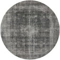 thumbnail image 1 of Ahgly Company Indoor Round Mid-Century Modern Gray Oriental Area Rugs, 7' Round, 1 of 6