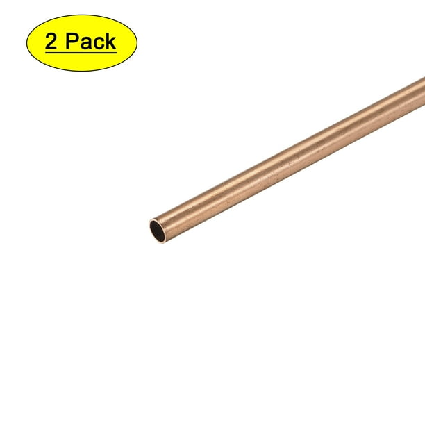 Tubo redondo de cobre sin costura Uxcell 3mm x 0.2mm