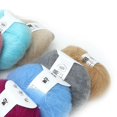 thumbnail image 1 of Popular Soft Mohair Pashm Knit Angora Long Wool Yarn Hot (12 colors a set), 1 of 3