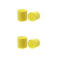 thumbnail image 4 of Soidarity 1 par de tapones para manillar, tapones para barras resistentes al desgaste, pieza de bicicleta para decoración, amarillo Type2 NO2, 4 of 6