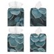 thumbnail image 2 of Balery Blue Color Cactus Porta Pañuelos de Cuero con Estampado – Funda Moderna Cuadrada para Caja de Pañuelos, Dispensador 5x5x5'', 2 of 7