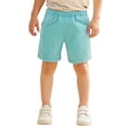 thumbnail image 2 of Huowey Toddler Kids Boys Summer Shorts Solid Solid Comfort Soft Sport Jogger Drawstring Elastic Waist Trunks Casual Short Pants With Pockets Jogger Bottoms Stylish Dailywear,Green,6-12 Months, 2 of 5