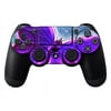 Skin Decal Wrap Compatible With Sony PlayStation DualShock 4 Controller Violet Butterfly