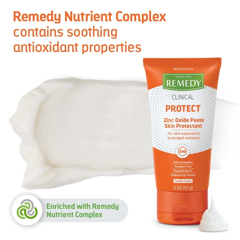 Medline Remedy Phytoplex Z-Guard Skin Protectant Paste, 2 Oz. HSA
