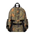 thumbnail image 3 of Camo and Branch Brown Pattern Cute School Backpack Bag for School with Padded Back and Adjustable Shoulder Straps 15.25"x11.5"x5.25", 3 of 5