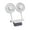 White, variant on Kojanyu Computer Screen Fan, USB Desktop Small Fan Refrigeration Device High Wind Power Back Clip Type Super Silent for PC