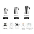 thumbnail image 4 of facefd Cafetière pour Cuisinière Espresso en Acier Inoxydable 300 ml, 4 of 9