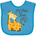 thumbnail image 3 of Inktastic My Mimi Loves Me Boys or Girls Baby Bib, 3 of 4