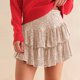 thumbnail image 1 of Vestido Falda holgada de cintura alta plisada para mujer traje diario de color sólido Ygjytge Beige T L para Mujer, 1 of 6