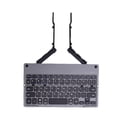 thumbnail image 1 of Foldable  Keyboard with Phone Stand, Slim 6mm Portable Travel Keyboard, 140mAh Rechargeable Wireless Keyboard, Silent Folding Design for Tablet, Phone, Laptop, 1 of 7