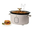 Beautiful 6 Qt Programmable Slow Cooker, Porcini Taupe by Drew