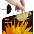 thumbnail image 4 of FMSHPON Sunflower Clipboard Hardboard Wood Nursing Clip Board and Pull for Standard A4 Letter 13x9 inches, 4 of 8