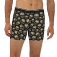 thumbnail image 2 of Men'S Boxer Briefs, Funny Retro Skull Soft And Breathable Mens Underwear Boxer Briefs With Widen Waist, 2 of 2