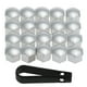 thumbnail image 2 of 20pcs Universal 21mm Cubiertas de tuerca de rueda Tapas de tuerca de seguridad Protector Eccomum Cubierta de la tuerca de la rueda, 2 of 5