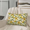 thumbnail image 5 of Uemuo Sunflowers And Butterflies Print Throw Pillow Case – Cozy & Soft Cushion Cover, Hypoallergenic Pillow Case for Sleeping, Perfect for Women with Envelope Closure-16"x24", 5 of 6