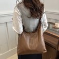 thumbnail image 3 of bestolf Slouchy Hobo Bag Women Shoulder Bag Slouchy Tote Crossbody Handbag Purse for Commuting Work Daily Errands (Brown ), 3 of 8