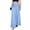 Sky Blue_#22, variant on Womens Satin Silk Maxi Skirts Summer Clothes 2026 A Line Hidden Elastic Casual Elegant Long Skirt for Women Brown M