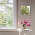 thumbnail image 4 of Framed Canvas Wall Art for Living Room Sage Green Watercolor Floral Wall Decor, Golden Lines Aesthetic Paintings for Bedroom Office Kitchen Bathroom, Ready to Hang Artwork Wall Pictures 8x8 Inch, 4 of 9