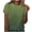 Army Green#4, variant on Women's Crewneck Short Sleeve Gradient Ombre T-Shirt Soft Polyester Spandex Blend Casual Loose Fit Top Light Yellow to Cream Color Transition Tee for Daily Wear, Summer Outfits, Street Style