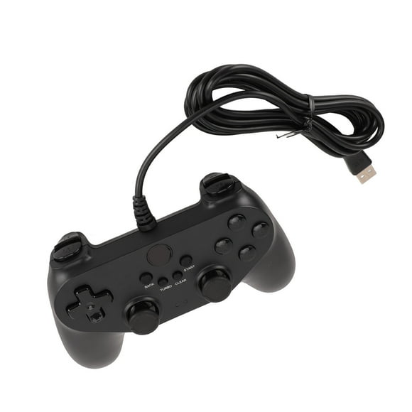 Wired PC Game Controller, ABS USB Wired Gaming Controller Gamepad for Laptop
