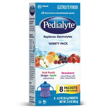 Pedialyte Electrolyte Drink Powder (Pack of 10)