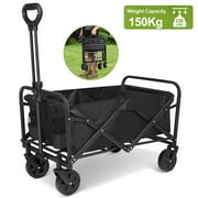 VITN 330 lbs Capacity Utility Wagon with Adjustable Handle