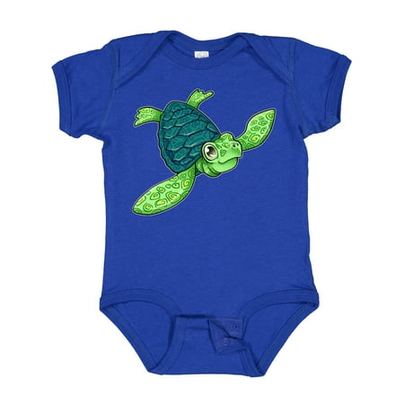 

Inktastic Sea Turtle with Swirls Gift Baby Boy or Baby Girl Bodysuit
