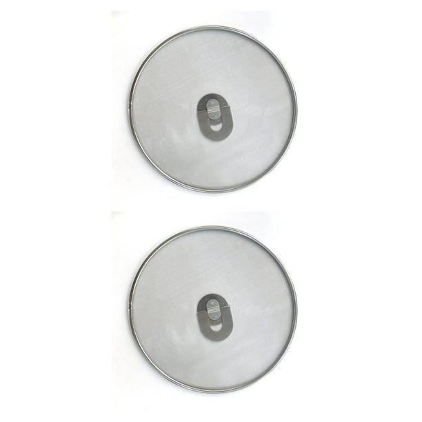 Monstrate Sartén Protector contra salpicaduras Aparatos de cocina de acero inoxidable Suministros Artículos de cocina Protectores contra 33CM 2piezas