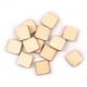 thumbnail image 1 of 10 piezas de madera cuadradas sin terminar, madera cuadrada en blanco, para manualidades, pintura, tallado, posavasos, Navidad, decoraciones para el hogar, 1 of 6