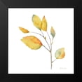 thumbnail image 2 of Coulter, Cynthia 15x15 Black Modern Framed Museum Art Print Titled - Modern Leaf Study on White II, 2 of 5