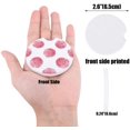 thumbnail image 2 of RYLABLUE Pink Hydrangea White Set of 4 Car Coaster for Drinks, Absorbent Ceramic Stone Coasters Cup Mat with Cork Base for Home Kitchen Room Coffee Table Bar Decor, 2 of 5