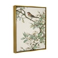 thumbnail image 4 of Stupell Industries Traditional Dogwood & Bird Botanical & Floral Painting Gold Floater Framed Canvas Art Print Wall Art, 25 x 31, 4 of 10