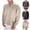 Beige, variant on LpwkSSA Men's Casual Long Sleeve Sweater V-neck Turndown Collar Lightweight Soft Comfortable Fashion Casual Wear Daily Outdoor Party Apparel Suitable for Spring Winter Gray L