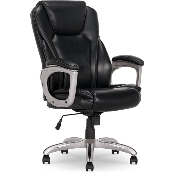 Serta Big & Tall Bonded Leather Commercial Office Chair with Memory Foam