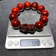 thumbnail image 4 of Wood Pixiu Bracelet 2.0 Beads Buddhist Prayer Beads Unisex Wooden Jewelry Protection Amulet Gift, 4 of 7