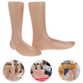 thumbnail image 3 of Shisuyan 2pcs Fake Foot Models Female Mannequin Foot Sock Display Models Shoes Display Holder, 3 of 9