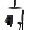 thumbnail image 1 of Boyel Living Bathroom Luxury Shower System Set 12 Inch Rainfall Shower Head System High Pressure Rainfall Shower Faucet in Oil Rubbed Bronze Shower Head,Ceiling-mounted, 1 of 1